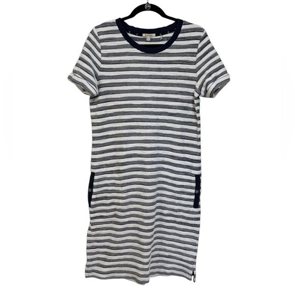 Barbour Women’s Newhaven Dress in Chambray Stripe - Size 8 - Picture 6 of 12
